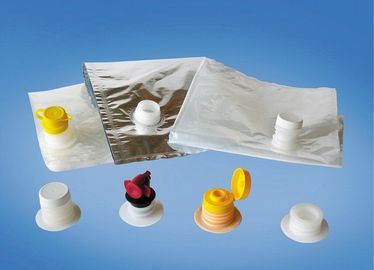 Transparentes PET Plastiktasche im verpackenden/flüssige Tülle Kasten bauscht sich