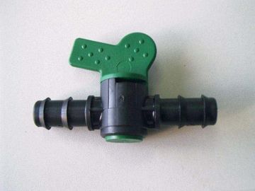 Schwarzer Körper und grüner Griff-Plastikkugelventil für Pumpen-Versammlungs-Teil