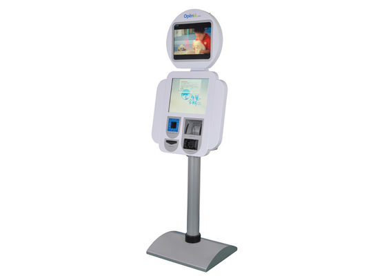 Roboter-Form-Multimedia-Kioske, Barkodeleser und Telefon S802
