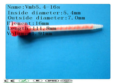 Statischer Plastikmischer MB 5.4-16s für Mischrohr, Epoxy-Kleber und polyureas Staticmischröhre