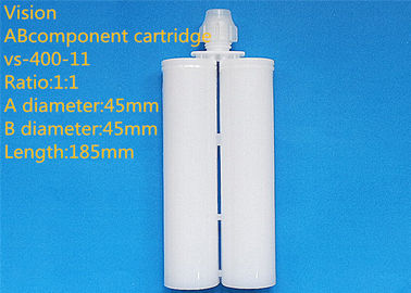 400ml 1:1 AB Kleber-Patronen-Schleppseil-Komponenten leeren Silikon-Patrone für Epoxidkleber