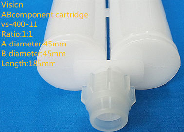 400ml 1:1 AB Kleber-Patronen-Schleppseil-Komponenten leeren Silikon-Patrone für Epoxidkleber