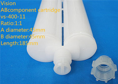 400ml 1:1 AB Kleber-Patronen-Schleppseil-Komponenten leeren Silikon-Patrone für Epoxidkleber
