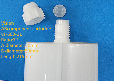 AB kleben 600ml 1:1 zwei Kleber-Patrone der Teilepoxidpatronen-Doppelpatronen-AB