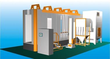 Multi- Wirbelsturm-automatischer Pulver-Spray-Stand mit Recovery-System zwei
