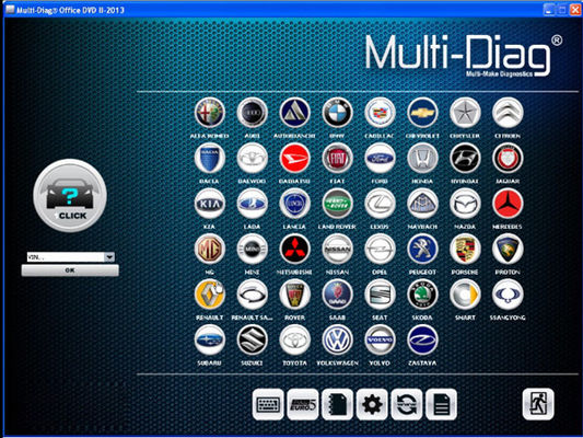 Multi--Diag Auto-Universalauto-Diagnostikscanner des Zugangs-J2534