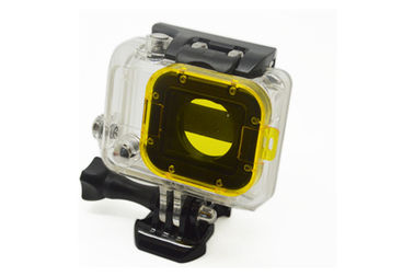 Unterwasserkamerazubehöre, blaues Rot CNC unter Seefilter für GoPro-Helden