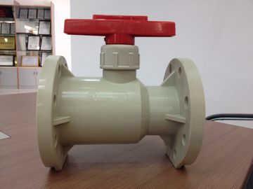 CPVC Flansch Kugelhahn-Schneckengetriebe behandeln 1/2 "- 8" 1.0Mpa Check Kunststoffventile