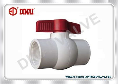 3/8" - 4" Vertrags-Plastikkugelventil mit NPT-/BSPT-Faden-Ende