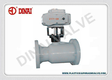 Elektrisches Plastikkugelventil DC24V AC220V, stabilisierte Art mit Begrenzungsschalter