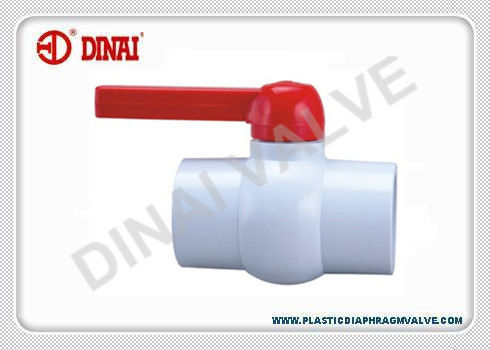 Bequemes PVC verlegte Kugelventil NPT/BSPT 1/2“ - 4" ANSI-/JIS-/LÄRM-Standard
