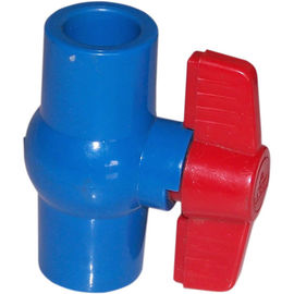Vertrag 1/2“ | 4" wahrer Verband Plastik-PVC-Kugelventil, das für Wasserversorgung schwimmt