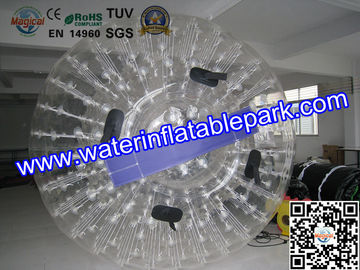 Lustiger kommerzieller interessanter aufblasbarer blauer Land Zorb-Ball 3m x 2m