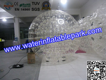 Lustiger kommerzieller interessanter aufblasbarer blauer Land Zorb-Ball 3m x 2m